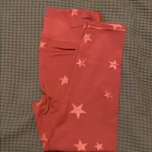 Burgundy GAP Leggings - Star Detailing